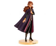 Dekora - Decoracion para Tartas con la Figura de Anna de Frozen 2 de PVC