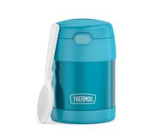 Thermos Kids Funtainer Food JAR 0,30 l, recipiente térmico para comida con cuchara para niños, 5 h caliente/7 h frío, absolutamente hermético para sopa, cereales, pausa
