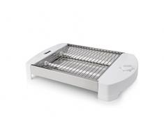 Tristar BR-2400 Tostadora plana con temporizador, 400 W, plástico, Blanco