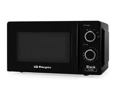 Orbegozo MI 2117 - Microondas con 20 litros de capacidad, 6 niveles de funcionamiento, temporizador hasta 30 minutos, 700 W de potencia