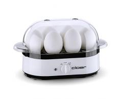 Cocedor de huevos con aviso acústico. Blanco