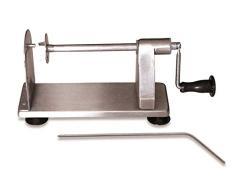Cortador de patatas en espiral Tornado Crisp Cutter de acero inoxidable de alta calidad con base de succión (22 x 10 x 13 cm)