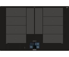 Siemens EX801KYW1E hobs Negro Integrado Con - Placa (Negro, Integrado, Con placa de inducción, Vidrio y cerámica, 3300 W, Rectangular)