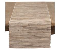 SARO LIFESTYLE - Mantel individual brillante, natural, 14 x 54