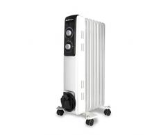 Orbegozo RF 1500 Radiador de aceite, 1500W de potencia, construcción modular de 7 elementos y diseño en color blanco