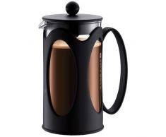 Bodum Kenya Cafetera Ã©mbolo, Acero Inoxidable, Negro, Centimeters