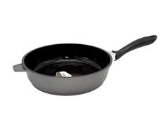 Karl Kruger Potsdam Aluguss Series - Sartén honda con revestimiento de cerámica, color negro, metal, negro, 28 cm