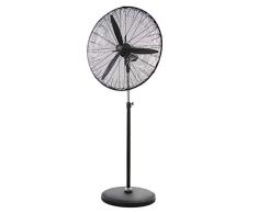 Orbegozo PWS 0165 Ventilador de pie Industrial, 65 cm diámetro de aspas, Cabezal multiorientable, oscilante, 3 velocidades de ventilación, 140 W, Negro
