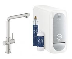 GROHE 31454DC1 - Grifo (Estándar, Cromo, Grifos de palanca, Solo, Tipo L, Cerámico)