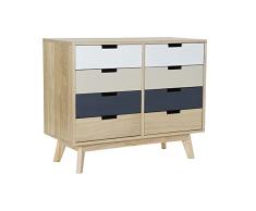 Cómoda DKD Home Decor Madera de Paulonia Madera MDF (79 x 35 x 65 cm)