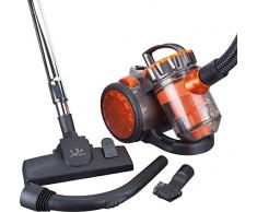 Jata AP999 Aspirador sin Bolsa Eficiencia Energética A Filtros Lavables Caudal de Aire 20,3 l por Segundo Sonoridad 79 decibelios Radio de acción 8 metros Cepillo para Todo Tipo de Suelos