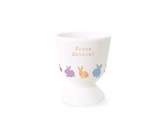 Grafik-Werkstatt 61872 Gráfico Taller hueveras con 100% Oro Real | Taza de Porcelana | Feliz Pascua