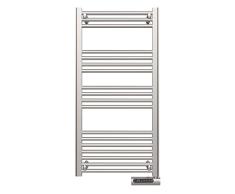 Cecotec Radiador Toallero Eléctrico Bajo Consumo ReadyWarm 9200 Smart Towel Steel 750 W, Pantalla LED, Control táctil, Temporizador, 3 Modos de Funcionamiento, 2 Sistemas de Seguridad