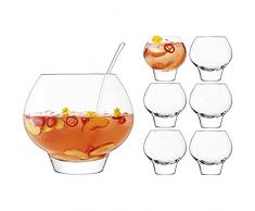 LSA International G1570-00-301 - Juego de cuencos de cristal