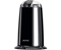 MPM MMK-07/C Molinillo café eléctrico pequeño, Semillas Especias y Frutos Secos, Cuchilla Doble Acero Inoxidable, min. Capacidad 40g, 140 W, 0.04 kg, 0 Decibeles, Negro