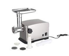 Zilan - Picadora de carne eléctrica (gris plata), robot cocina, hoja de acero inoxidable, 1800 W