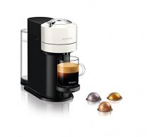 DeLonghi Nespresso Vertuo Next Máquina de Café y Espresso con WIFI y Bluetooth Integrados, Cafetera Automática de Cápsulas con Sistema de Preparación con un Solo Toque, ENV120.W, Blanco