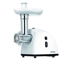 MPM MMM-05 Picadora de Carne Eléctrica con Embutidora de Salchichas, 3 Discos de Corte con Orificios 3mm, 5mm, 7mm, Engranaje Metálico, Función Inversa, 720W