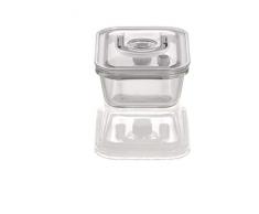 Caso VacuBoxx EM (600 ml) Contenedor de frescura al vacío, Cristal Plástico, Transparente