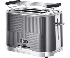 Russell Hobbs 25250-56/RH - Tostadora (2 ranuras, para 2 rebanadas, acero inox) color gris metálico