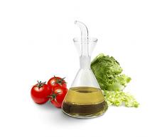 ORYX 5024250 Aceitera De Cristal con Sistema Antigoteo, Capacidad 250 ml, 250 milliliters, 18/8 Stainless Steel, Multicolor