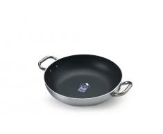 Pentole Agnelli FAMA10SEL32 Seleccionar sartén de aluminio, 2 asas de acero inoxidable, 32 cm, plata