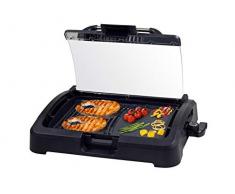 Beper 90.871 Barbacoa eléctrica, 2200 W, Negro