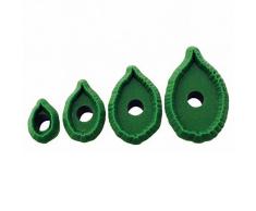 JEM Cortador de Hojas de Rosa Pequeña, Set de 4 Piezas