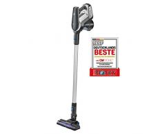 Clatronic BS 1312 A - Aspiradora de Suelo con batería 2 en 1 (batería de Iones de Litio de 18,5 V, rotación Turbo, Fuerza de succión Adicional Mediante Cepillo Giratorio eléctrico)