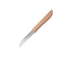 Nirosta Country - Cuchillo para verduras, plata, 16 cm, acero inoxidable, Silver/Brown, 17,5 cm