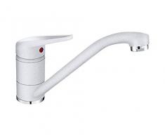 Franke Novara Plus Blanco - Grifo (Desplegable, Blanco, Acero inoxidable, Grifos de palanca, Solo, Tipo C)