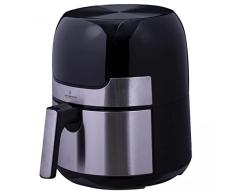 Freidora de Aire Caliente Just Perfecto 3,5L - Airfryer hasta 200°C - Freír sin Aceite con Programas para 500g - Airfryer 1400W con 9 Programas - Freidora de Aire Caliente para Patatas Fritas