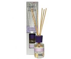 Cereria Di Giorgio Melrose Interior Difusor carrizo 100ml - Ambientador (Difusor carrizo, 100 ml, Interior, Transparente, Violeta, Loto, 50 mm)