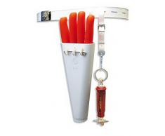 Dick - Aljaba medidor de espesor por 4 cuchillos sistemas de soporte de la cuchilla de higiene - 24 cm