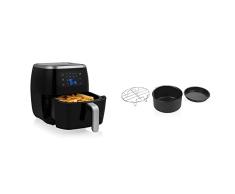 Tristar FR-6997 Freidora sin aceite XXL, 8 programas, capacidad 6 L, 1800 W + Tristar FR-6939 Set de 3 accesorios para freidoras sin aceite