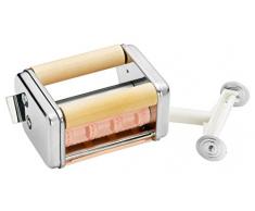 Laica Accessorio APM007 Rodillo Pasta para Ravioli, Metal, Plateado, 16.0x11.1x11.2 cm