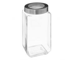H confort xl tarro de cristal 2 L, transparente