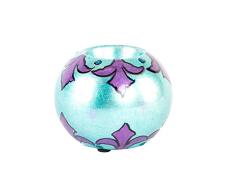 Portavelas DKD Home Decor Cerámica Azulejo (9 x 7 x 7 cm)