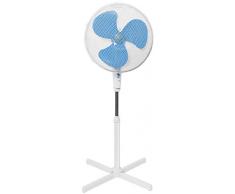 Bestron Summer Breeze Ventilador de Pedestal, Plastic, Blanco