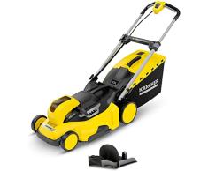 Kärcher 36 V Cortacésped LMO 36-46, ancho de corte 46 cm, altura de corte 20-70 mm, kit de mantillo, recipiente 55 l, potencia máx. 325-650 metros cuadrados, compatible con batería Kärcher 36 V