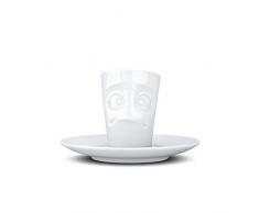 Fifty Eight T02.13.01 - Taza de café (porcelana dura), color blanco