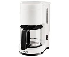 Krups AromaCafé 5 Independiente Manual - Cafetera (Independiente, Cafetera de filtro, De café molido, Blanco)
