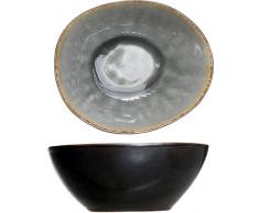 Cosy & Trendy Taza de cerámica LAGUNA Azul/Gris-10.5 X 9 XH 4 Cm-Lote de 12