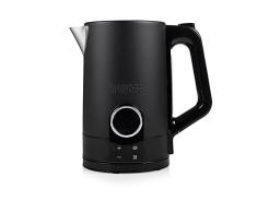 Princess 236060 Hervidor de agua de acero inoxidable de 1,7 L, pantalla LED y conectividad WiFi, 2200 W, giratorio 360°, función para mantener el calor, temperatura ajustable, Edición Desayuno Moments