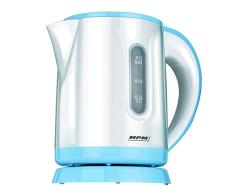 MPM MCZ-47 Hervidor de Agua Eléctrico Inalámbrico de Polímero Termoresistente, 0,8 Litros, 1100W, Libre de BPA, Blanco