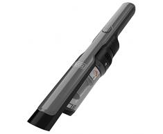 BLACK+DECKER DVC320B21 Aspirador de Mano Fino Color Gris brushless con Accesorios 12V y Batería 2.0Ah Litio con Cargador Base