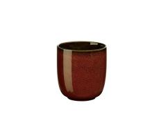 ASA KOLIBRI Vaso, Porcelana, Rojo