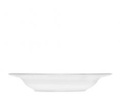 Plato hondo 22 Caprera blanco