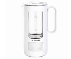 grossag Hervidor de vidrio WK 8.00 con bote de vidrio de 0,5 litros, sin BPA para té y comida para bebés