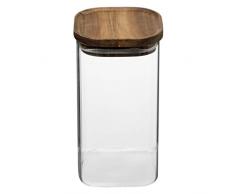 Tarro de cristal con tapa de acacia Hermet 1,3L